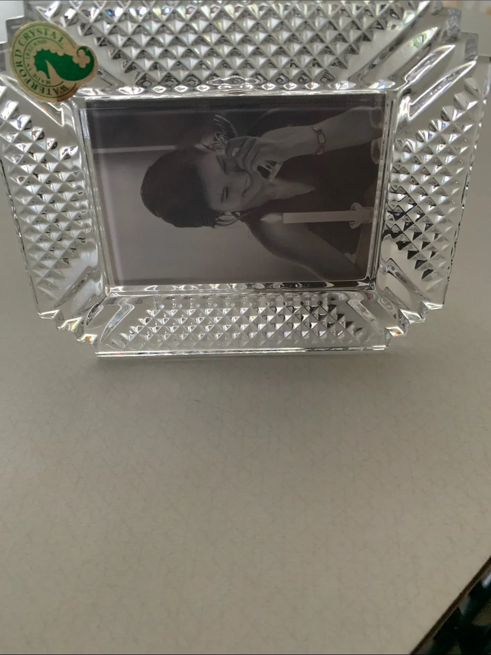4 X 3 Waterford Crystal Mini Picture Frame Vertical & Horizontal. 2” X 3” Photo